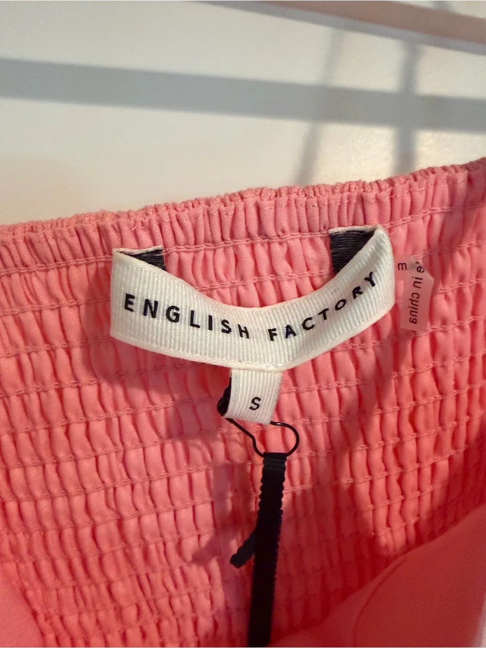 NWT English Factory Pastel Colorblock Midi Skirt/Top Matching Set